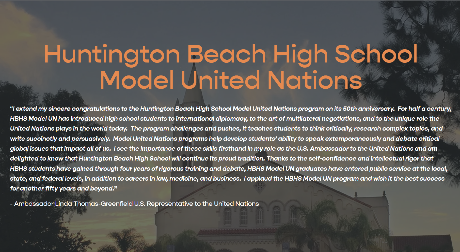 HBHS Model United Nations